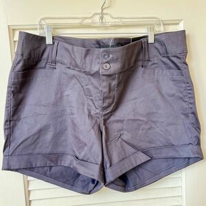 Torrd 5" Belted Sateen Shorts Nine Iron Gray - Size 20 NWT